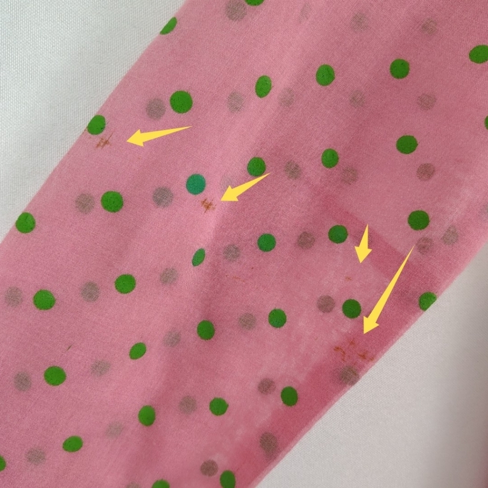 Vintage 60s Homemade Weekend Pink Watermelon Polka Dot Mini Dress Mod Go Go - Picture 9 of 9